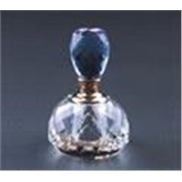 crystal perfume bottle  crystal bottle