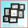 Black Collage Photo Frame with Clock Best Price