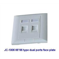 86x86 Type Face Plate