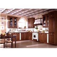 Classic Solid Wood Kitchen Cabinet