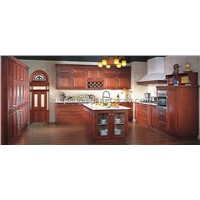 Classic Solid Wood Kitchen Cabinet