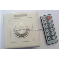 IR - 12 Keys Remote Dimmer Single Color Plastic Case