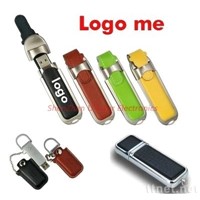 Leather USB Flash Drives,Promotional Gifts,crafts gifts,Credit Card USB