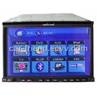 Universal In-Dash Touch Screen Car DVD Player with DVD GPS TV Radio Bluetooth IPOD Backsight