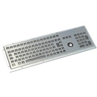 IP5 Industrial Metal Keyboard with Numeric Keypad and Trackball (X-BP107B)