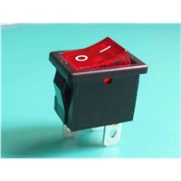 Electronic DPST Rocker Switch with Lamp
