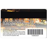 plastic bar-code card