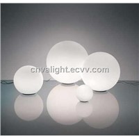 Round Ball Glass Table Lamp