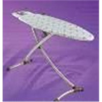 ironing board with chrome legs