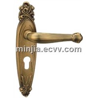satain nichel door handle and locks(ZL9994 AD)