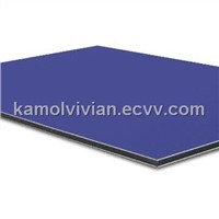 Aluminum Composite Panel with Nontoxic Polyethylene Core and Smooth PE Coating Surface