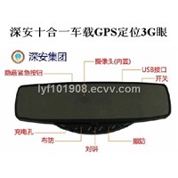 Auto Rearview Mirror 3G Camera for Car GPS Positioning