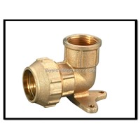 Brass compression fittings for PE pipes