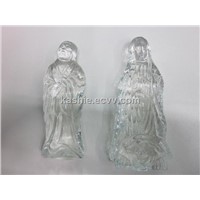 Crystal Sculpture Gift for Holy Father and Holy Mother