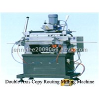 Double Axis Copy Routing Milling Machine for Aluminum and PVC Profile LXF2