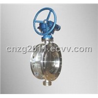 Double Eccentric, PTFE Seat, Flange or Wafer Ends Butterfly Valve