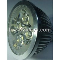 LED Spotlight Vehicle Aluminum MR16 12V 4*1W Lamp Cup