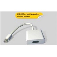 Mini Display Port to HDMI Cable Connector Converter