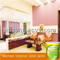 Odorless interior latex paint