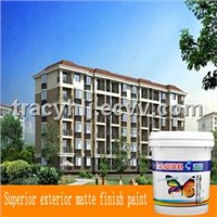 Superior exterior matte finish paint