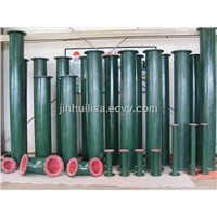 Wear resistance rubber lined pipe,tubes