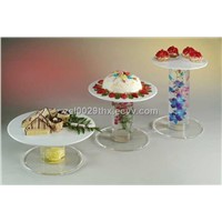 Acrylic Holiday Cake Stands