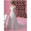 2011 cheap New Style Cream V-neck Halter Ball Gown Wedding dress