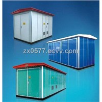 HYB (W) -12/0.4 Outdoor Box Type Transformer Substation (Color Steel Plate)