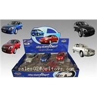 1;32 Pull Back Die Cast Metal Car With Music &amp;amp; Light / 12 pcs