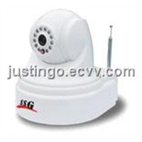 4 Channel PTZ IP CCD Camera + GSM Alarm + MMS + SD Card + Built-In Lithium Battery