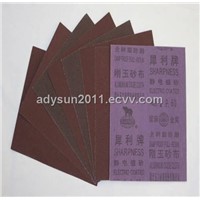Aluminum oxide abrasive cloth sheet