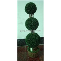Artificial plastic boxwood topiary tree plant for wedding home garden decoration