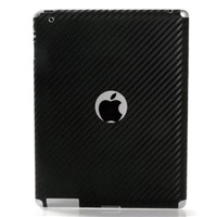 Black Carbon Fiber Back Cover for iPad2