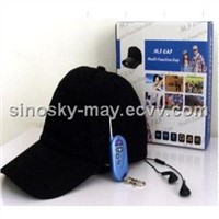 MP3 Cap Camera DVR/Hat Camera/Cap DVR/Camera Cap