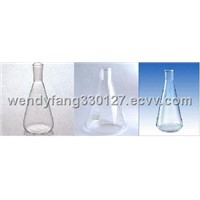 Transparent Quartz Glass Flask