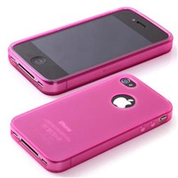 Violet TPU Case for iPhone 4