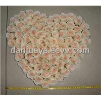Artificial Silk Decorative Flower Mat for Wedding Decoration