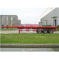 Flat Bed Container Semi Trailer