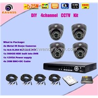 ir dome camera and network DVR security system