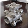 3-Piece Thread Ball Valve with Mounting