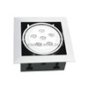6W/15W LED Grid Lamp, with Aluminum Alloy & Metallic Painted