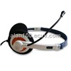 Multimedia hea set / Computer Headphones with adjustable microphone / PC head phone