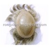 100% human hair system/hair replacement/men's toupees