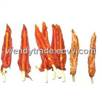 Dog Treats-- Chicken and Cowhide Twister series