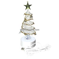 Christmas USB crystal handmade LED Tree