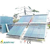 Vertical Vacuum Tubes Solar Collector