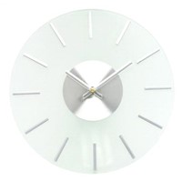 12&amp;quot; Glass Wall Clock