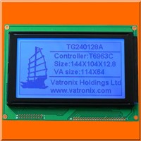 240X128 Dot matrix LCD display