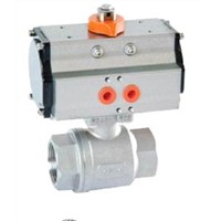 2PC Full Bore 1000PSI Stainless Steel Ball valve With ISO5211 Direct Mounting PAD