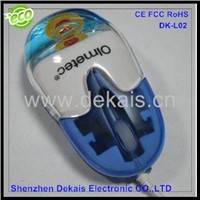 3d wired usb computer liquid mouse
